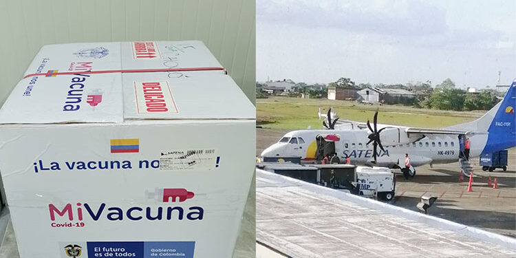 Ya llegaron las primeras 144 vacunas contra el Covid-19 a Quibdó