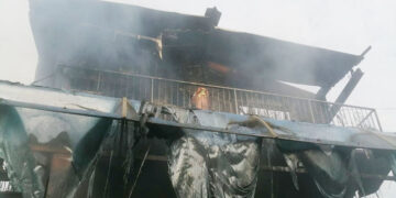 Incendio en Vigía del Fuerte dejó una casa en ruinas