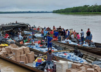Alcaldía de Bojayá entrega 76 toneladas de alimentos a comunidades confinadas