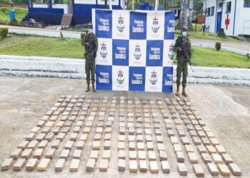 Incautan 200 kilos de coca en Arusí, Nuquí