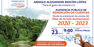 Codechocó: Audiencia pública de rendición de cuentas