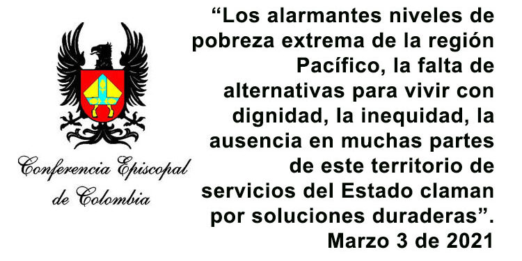 Obispos de Colombia rechazan atrocidades contra los pobladores del Pacífico