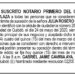 Edicto Julia Rosero de Rentería