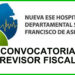 Nueva ESE Hospital Deptal. San Francisco de Asís: Convocatoria Revisor Fiscal