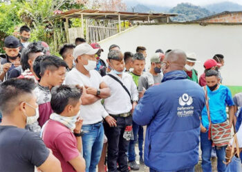 Ayudas y retorno de indígenas desplazados del Alto Andágueda