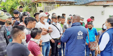 Ayudas y retorno de indígenas desplazados del Alto Andágueda