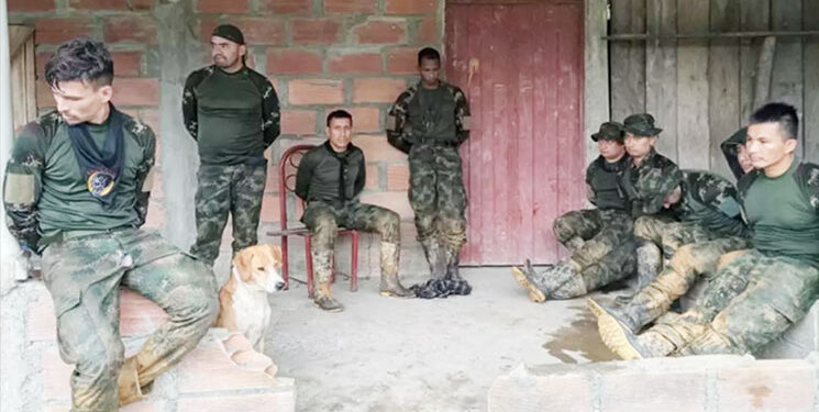 Guardia indígena retiene a nueve militares