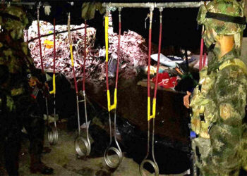 Unguía: destruyen laboratorio para procesar pasta base de coca