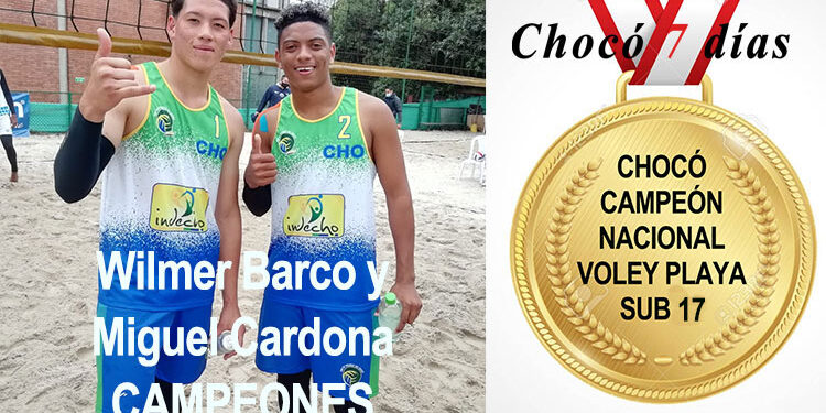 Medalla de Oro para Chocó en nacional de Voley Playa