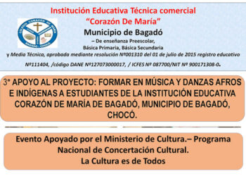 Bagadó: Institución Educativa Técnica Comercial ‘Corazón de María’