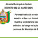 Alcaldía de Quibdó. Decreto 092 (23 marzo 2021)