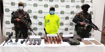 Incautan arsenal y capturan a cabecilla de banda en Quibdó