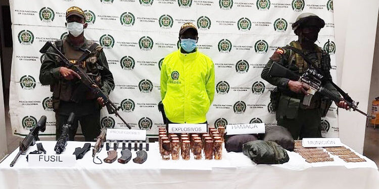 Incautan arsenal y capturan a cabecilla de banda en Quibdó