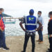 Control al muelle de carga en Bahía Solano