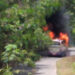 Incendian bus de pasajeros en el sector Yuto-Cértegui
