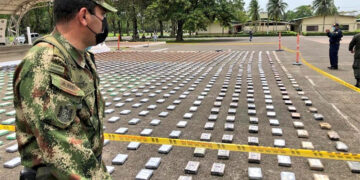 Incautan 1.300 kilos de coca en el río Tanela, Unguía