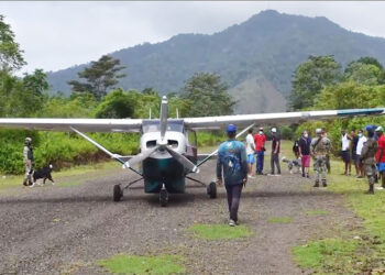 Vuelo de prueba en pista de Cupica, Bahía Solano