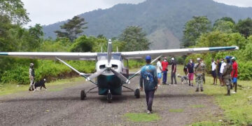Vuelo de prueba en pista de Cupica, Bahía Solano