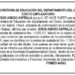 Edicto 1er. aviso Jesús Amado Asprilla