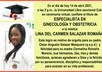 Lina Salazar Romaña, Especialista en Ginecología y Obstetricia