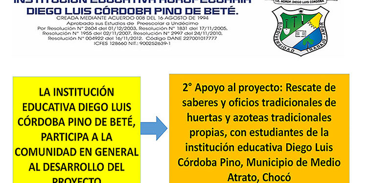 Beté, Institución Educativa Agropecuaria Diego Luis Córdoba