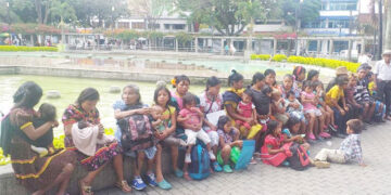 Más indígenas del Chocó van a Pereira a pedir limosna