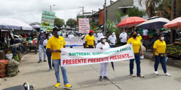 Fotos de la marcha de protesta en Quibdó