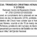 Referencia: Trinidad Cristina Henao y otros