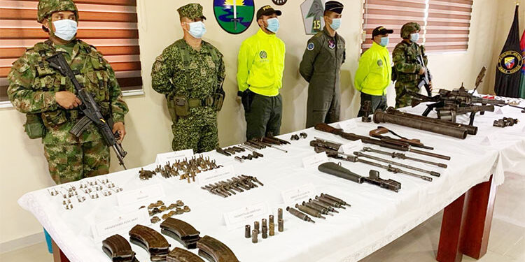 Ubican armamento pesado en el Medio Baudó