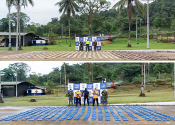 Localizan 1,4 toneladas de cocaína y marihuana en el Chocó