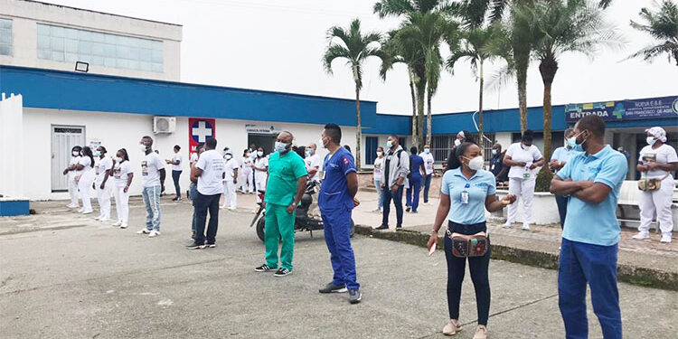 Se inició protesta del personal de salud en Quibdó