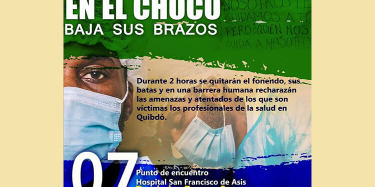 Este viernes protesta el personal de salud del Chocó