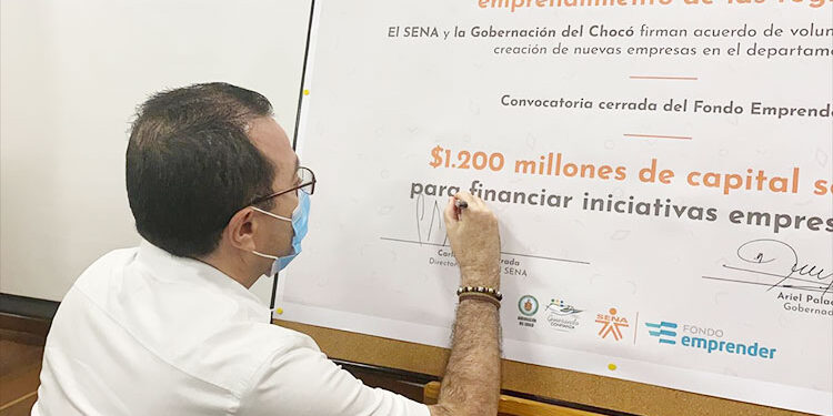 SENA y Gobernación crean fondo de $1.200 millones para emprendimiento