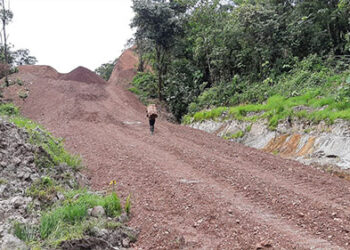 Suspenden obras en la vía Tapón-Santa Rita