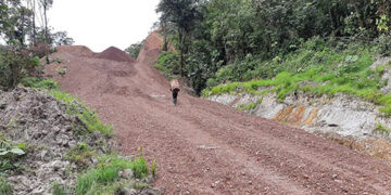 Suspenden obras en la vía Tapón-Santa Rita