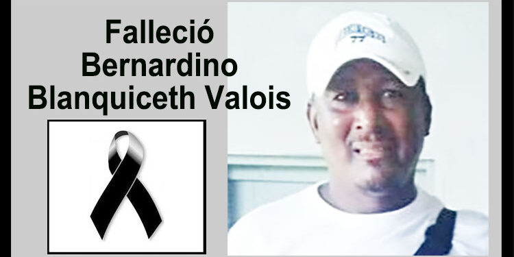 Falleció Bernardino Blanquiceth Valois