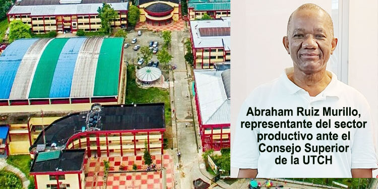 Abraham Ruiz,  representante del sector productivo ante el Consejo Superior de la UTCH