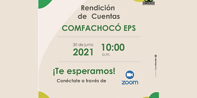 Rendición de Cuentas Comfachocó EPS vigencia 2020