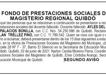 Edicto 2do. aviso Ayles del Carmen Palacios Bonilla