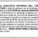 Edicto María Melania Cuesta Ibargüen