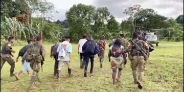 En Bojayá se entregaron siete miembros del ELN