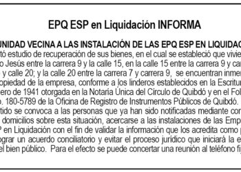 EPQ ESP en liquidación INFORMA
