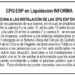 EPQ ESP en liquidación INFORMA
