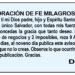 Oración de fe milagrosa D.C.O.