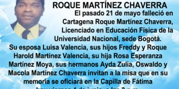 Última Novena Roque Martínez Chaverra