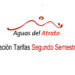 Aguas del Atrato: Tarifas segundo semestre 2021