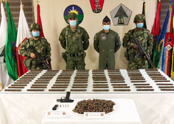 Incautan explosivos del ELN en Bojayá