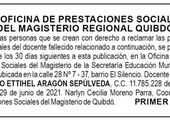 Edicto 1er. aviso Antonio Ettihel Aragón Sepúlveda