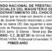 Edicto 1er. aviso Luz María Cossio