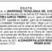 Edicto 1er. aviso Tiberio Perea García